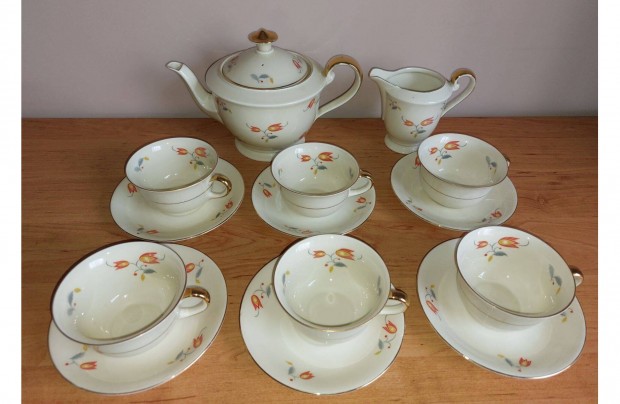 Carl Tielsch Gy�jt�i porcel�n k�szlet . Sorsz�mozott. 1936 �vb�l