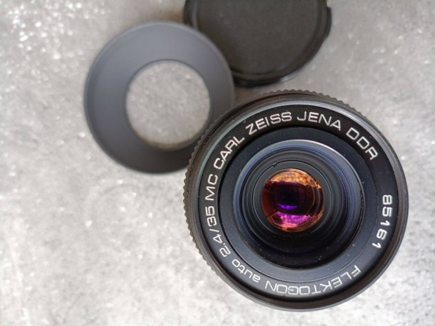 Carl Zeiss Jena Flektogon 35mm 2.4 MC objektv M42 -es csatlakozval