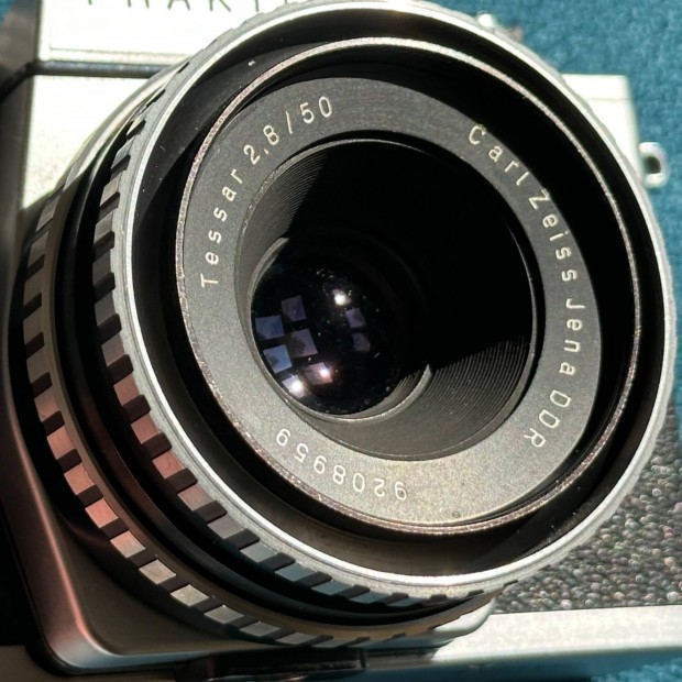 Carl Zeiss Jena Tessar Zebra objektív F 2.8 / 50mm