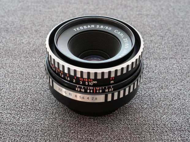 Carl Zeiss Tessar 50mm f2.8 Zebra