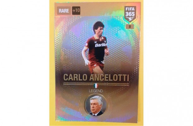 Carlo Ancelotti AS Roma Rare Legend focis krtya Panini FIFA 2017