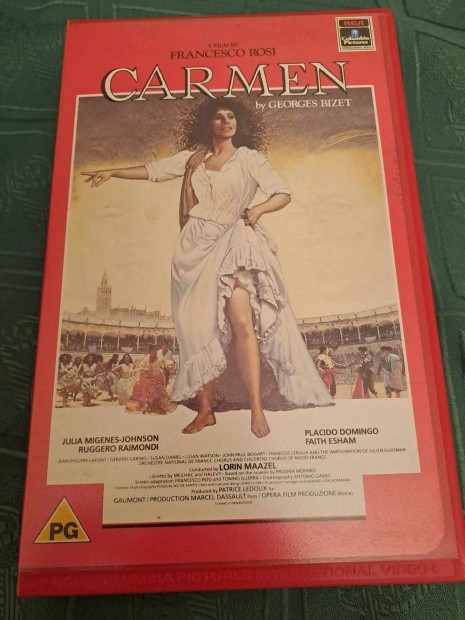 Carmen VHS - 1984-es film Placido Domingoval