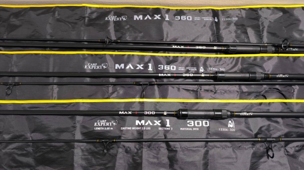 Carp Expert Max1 360 (2db) + 300 (1db) bojlis botok