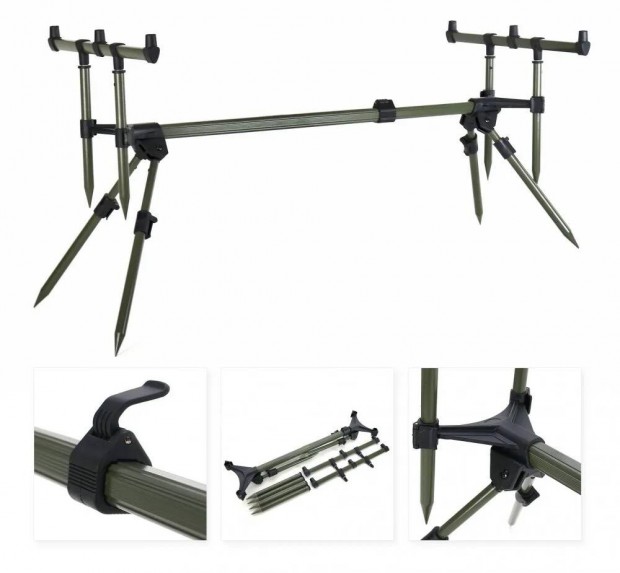 Carp academy rod pod horgász