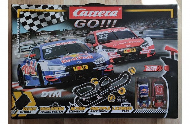 Carrera Go 62480 dtm Master Class versenyplya 2 db Audi rs5 autval