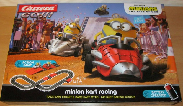 Carrera Go Minion Kart Racing minyonok autplya szett