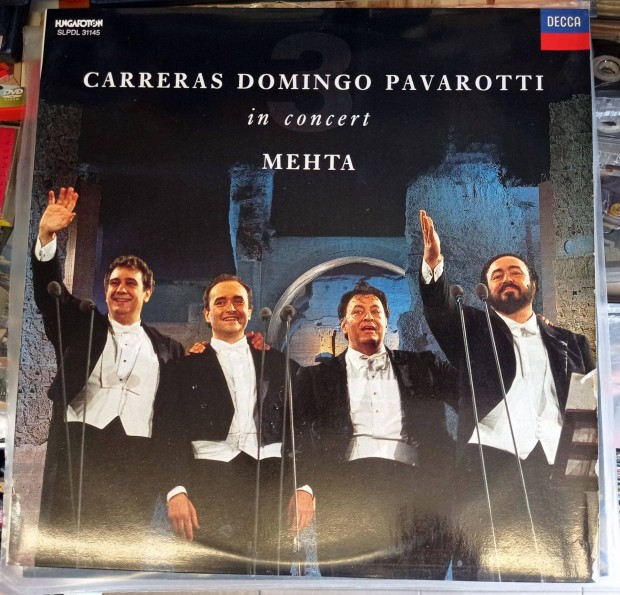 Carreras, Domingo, Pavarotti in concert Mehta (hanglemez)