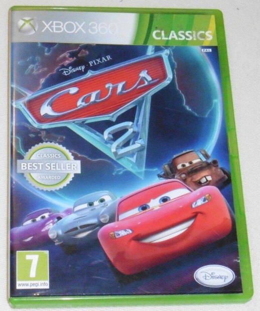 Cars 2. (Verdk 2) Gyri Xbox 360, Xbox ONE, Series X jtk akr flr