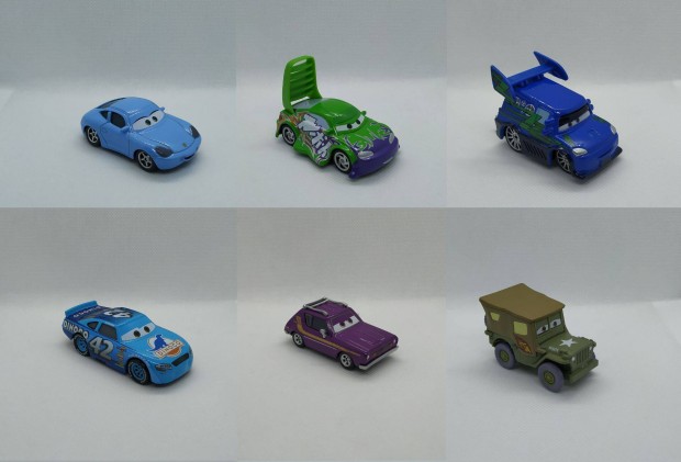 Cars Verdk Szrny DJ Cal Weather Gremlin rmester Sally Carrera autk