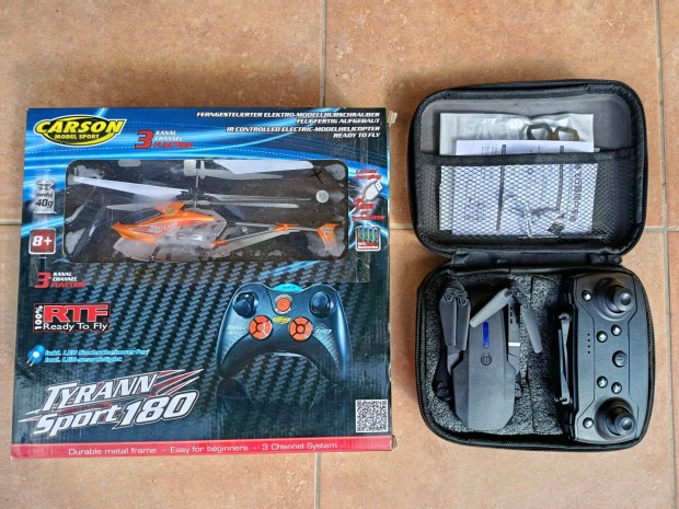 Carson Helikopter Tyrann 180 Sport + E88 RC tvirnyts drn / drone