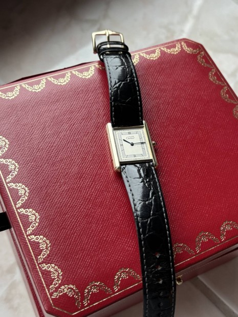 Cartier Tank dobozzal , uj Hirsc brszijjal elad 