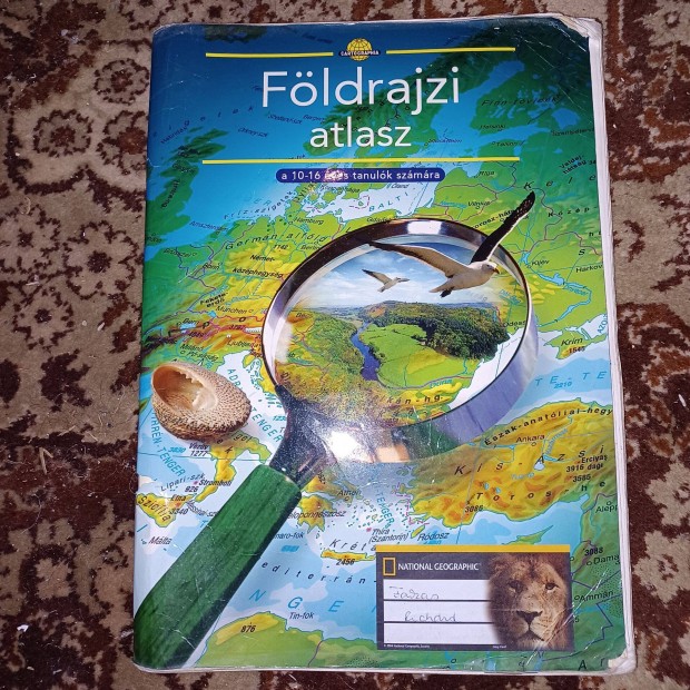 Cartographia-Fldrajzi atlasz a 10-16 ves tanulk szmra