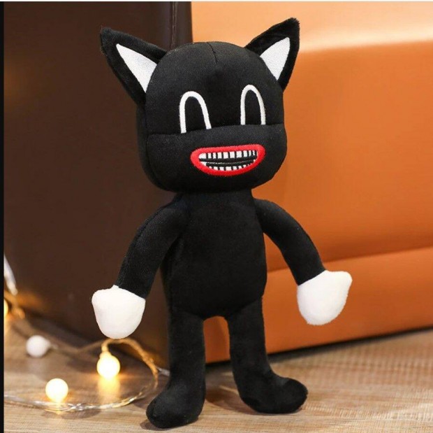 Cartoon Cat Trevor Henderson plss jtk 25 cm j Kszleten cica