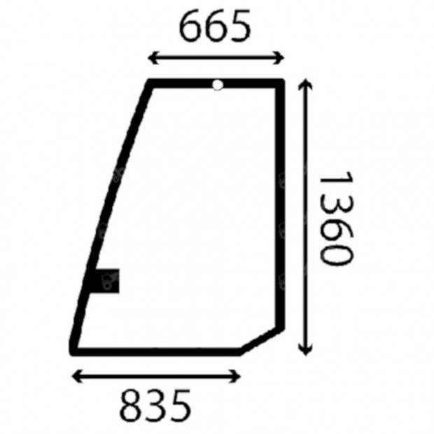 Case Bal oldali ajtveg P2447029