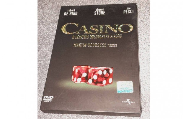 Casino DVD (1995) duplalemezes kiads, papr feknis, Szinkronizlt