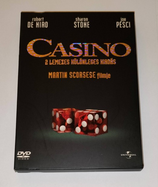 Casino dszdobozban dupla lemezes dvd