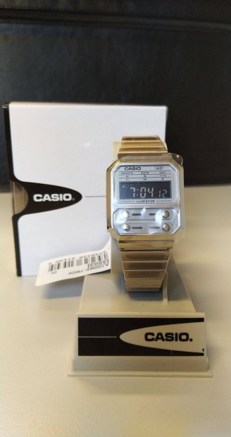 Casio A100WE retro quartz karra - j, flis