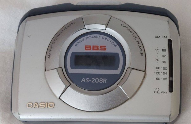 Casio AS-208R retro walkman, hibtlanul mkdik!