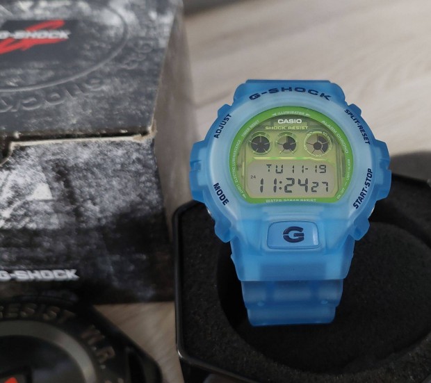 Casio G-Shock DW-6900LS tltsz kk. Dobozban. Friss nyomsprba