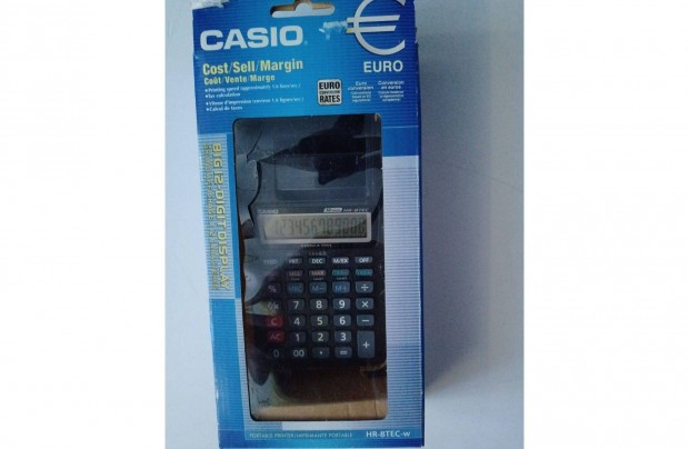 Casio HR-8TEC szmolgp szalagos - 12 szmjegyes