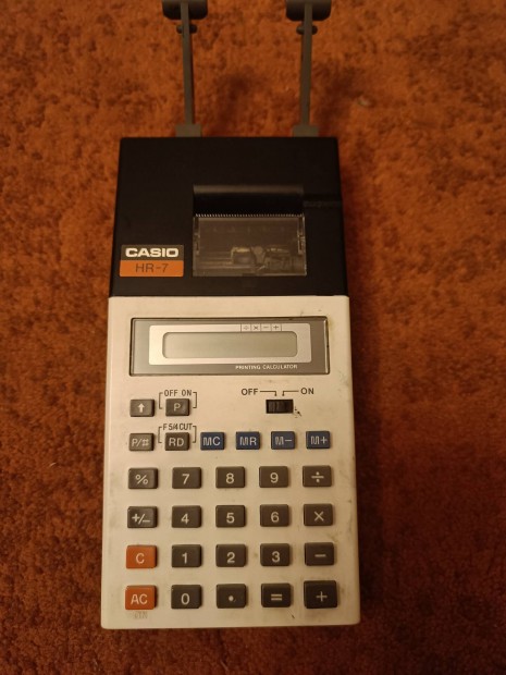 Casio Hr-7 szallagos szmolgp 