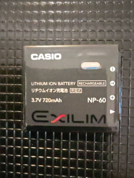 Casio NP-60 fényképezőgép akkumulátor