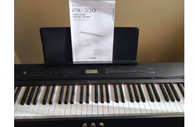 Casio Privia PX-330 kalapcsmechaniks zongora, 128 hang polifnival