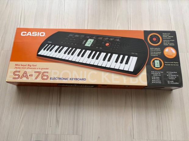 Casio SA-76 gyermek szintetiztor