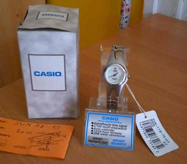 Casio Sheen gyönyörű új női karóra SHN-118-7D új elemmel