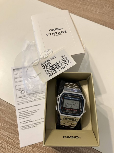 Casio Vintage A168WA-1YES karra elad 