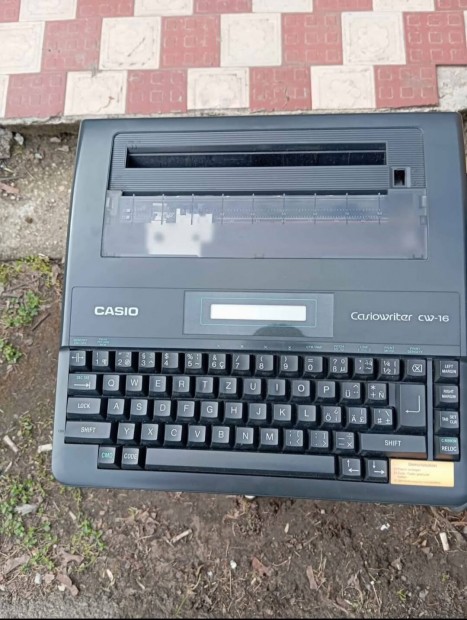 Casio elektromos írógép újszerű állapotban eladó