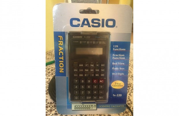 Casio fx-220 tudomnyos szmolgp j olcsn