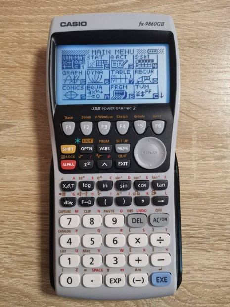 Casio fx-9860GII tudomnyos grafikus szmolgp vilgts