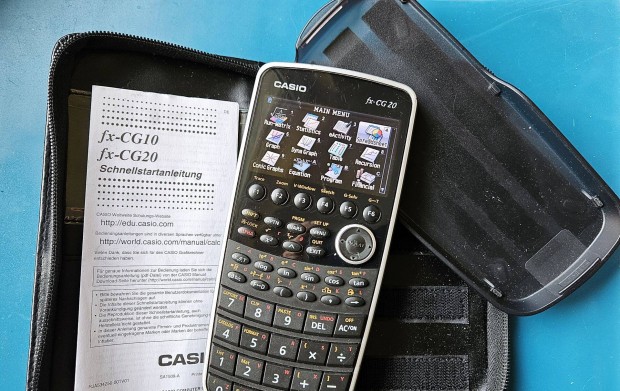 Casio fx-CG 20 kalkultor, tudomnyos szmolgp