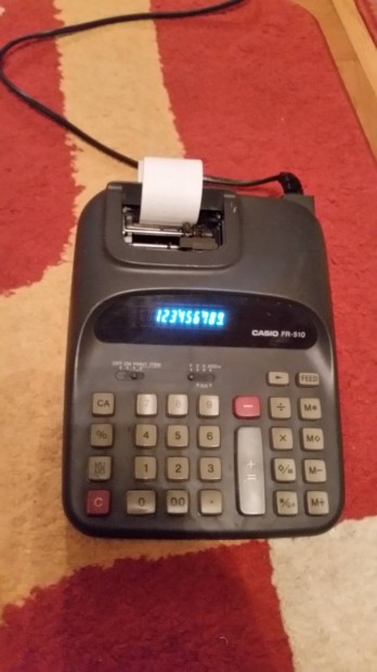 Casio szalagos számológép 