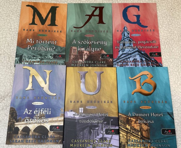 Cassandra Clare:  Bane krnikk 1-5. & 7.