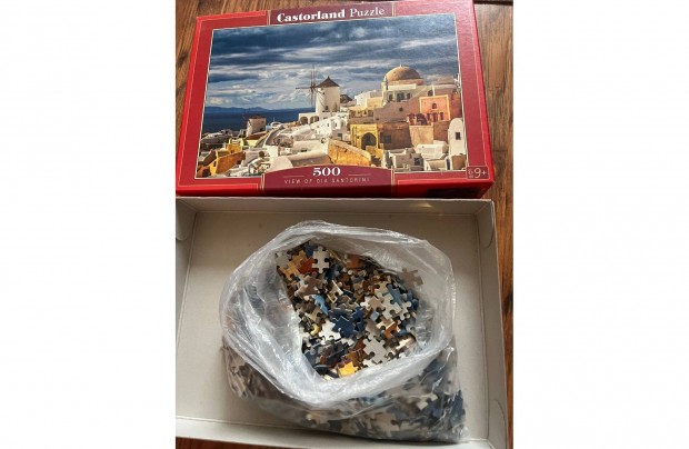Castorland View of oia Santorini 500 db puzzle