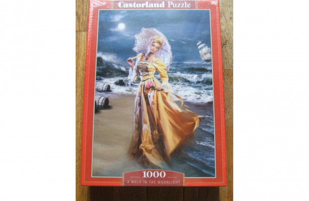 Castorland puzzle kirak 1000 db - Walk in the Moonlight - j!