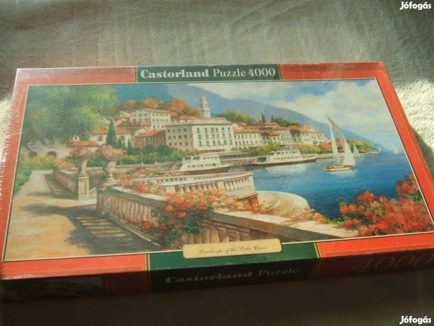 Castorland puzzle kirak 4000 db - Landscape of the Lake Como