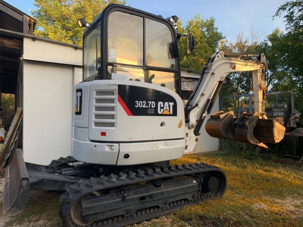 Caterpillar 302.7 dcr 3t-ás kiváló állapotú minikotró eladó
