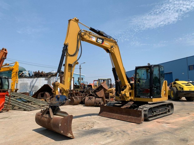 Caterpillar 308CR gumihevederes kotr