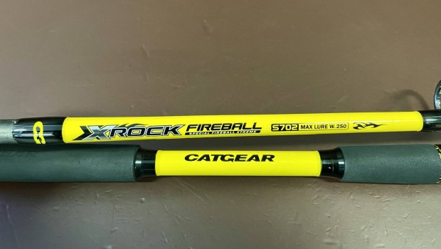 Catgear X-Rock Fireball 2,1m 250g - harcsz bot/Fish Bandita