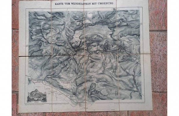 Cca 1890 Wendelstein s krnyke litograflt trkp vszonra kasrozva