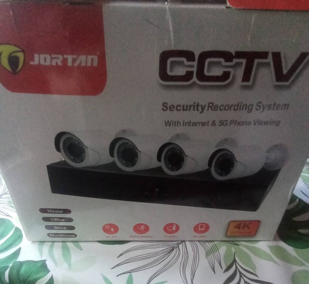 Cctv Jortan kamera rendszer 4K ultra hd 
