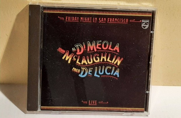 Cd Al Di Meola,John Mclaughlin, Paco De LuciaFriday Night In San Fra