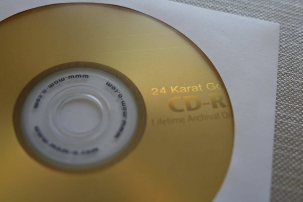 Cd lemez 24 karat arany