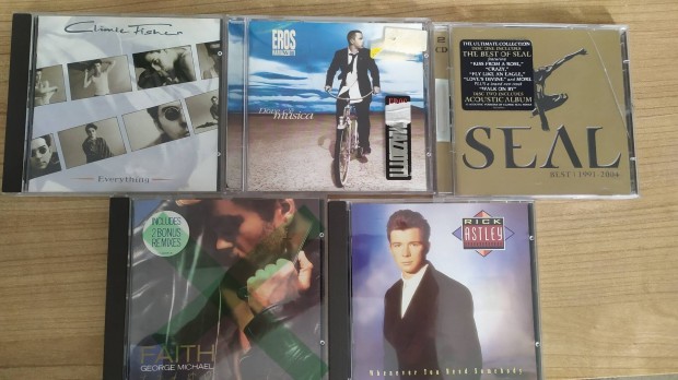 Cd lemezek, Seal, Rick Astley, Eros Ramazotti