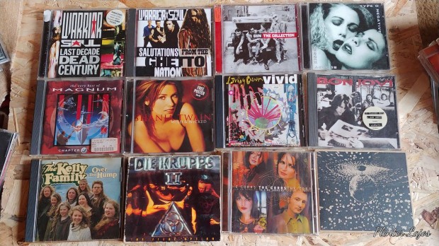 Cd lemezek, rock, metal, 2000