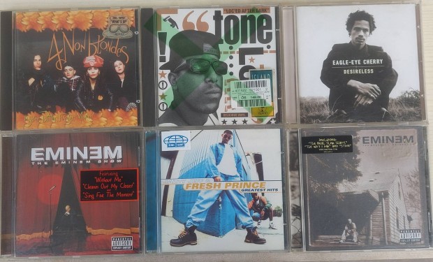 Cd lemezek j ron, Eminem,Tone Loc  