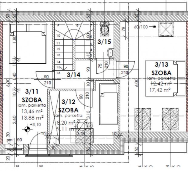 Cegldi elad 86 nm-es laks